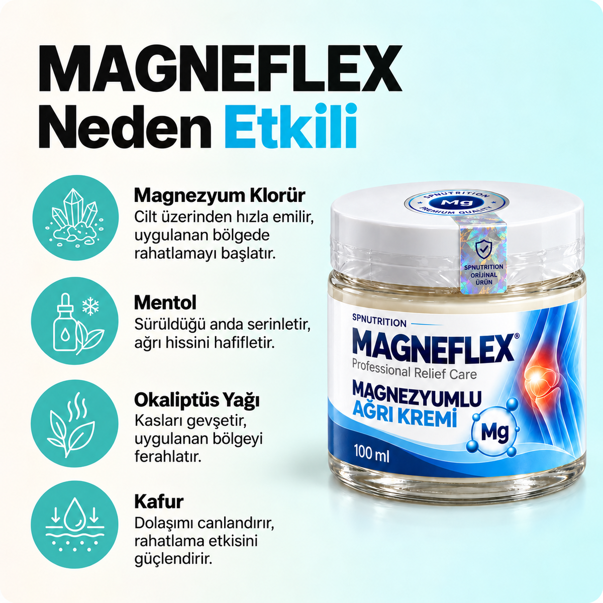 Magneflex Magnezyumlu Ağrı Kremi