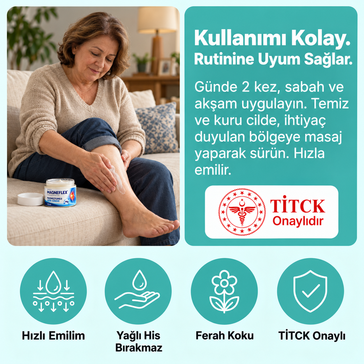 Magneflex Magnezyumlu Ağrı Kremi